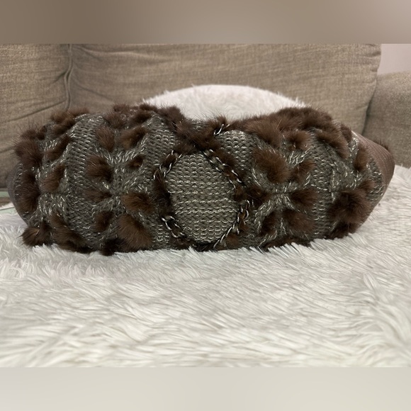 Salvatore Ferragamo Balena Mink Fur Tote Bag - Picture 8 of 10